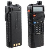 Baofeng UV-5R Dual Band UHF/VHF Radio Transceiver W/Upgrade Version 3800mah Battery with Earpiece - Built-in VOX Function, 136-174/400-480MHz