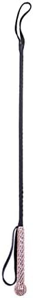 Lieberpaar crystal Handel Leather Long Whip Riding Crop for Couples Role Play Kit
