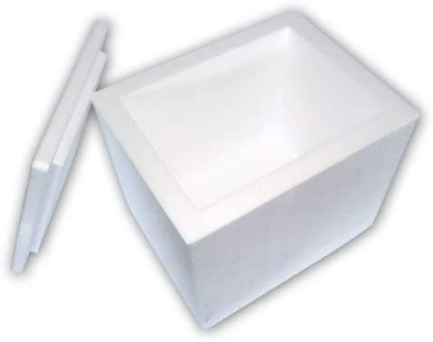 Paquete de 1 caja porta alimentos con altura interior de 18 cm, base de 16 x