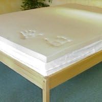 Twin 1" Thick 4.5 lb Memory Foam Mattress Topper | Premium Quality | Adds Softness & Pressure Relieving Comfort | Polyurethane Viscoelastic Foam Without Flame Retardants | 90 Days Trial