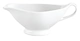Pillivuyt 10-Ounce Porcelain Footed Sauceboat with Handle