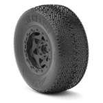 AKA Products 13001SRA Racing Wishbone SC Soft Pre-Mounted Red Inserts Slash 2WD RR Tire, 4x4 F/R, Scale 1:10
