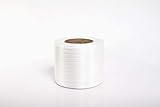 PAC Strapping P-40TCW Cord Strapping, 1,500' Length, 1/2" Width, White