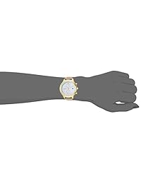 Citizen - Reloj de cuarzo de acero inoxidable para mujer, color beige (modelo: FB2002-08D)