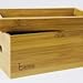 Bamboo Cable Management Box Storage Organizer for Home Office Entertainment Center TV Computer Hides All Wires Power Cord Surge Protector By Bamboo Backwoods