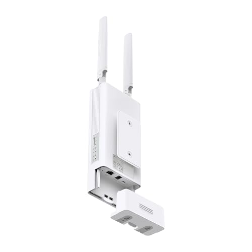 TP-Link Archer MR402-Outdoor 4G LTE External Router, WiFi AC1200Mbps Dual Band, IP65 Waterproof, PoE/DC Support, Cat4 up to 150Mbps, OneMesh Technology, Pole/Wall Installation, Plug & Play