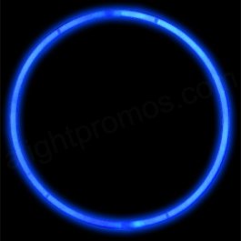 50 22" Premium Glow Stick Necklaces in Blue