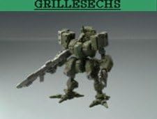 Front Mission Trading Arts+ GRILLE SECHS Action Figure