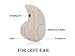 [Left Ear Version] Actpe Mini Invisible Style Wireless Bluetooth Hands free Calls Headphone Headset Earbud Earphone with Microphone for iPhone 6S, iPad, Samsung Galaxy S6, Note 4, Android - Natural