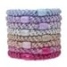 L. Erickson Grab & Go Pony - Bloom - 8 Pack Ponytail Holder Hair Ties