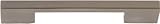 Atlas Homewares A867-BN Successi Collection 6.13-Inch Thin Square Long Pull, Brushed Nickel