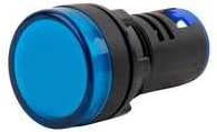 Series 3000 PB109S Blue LED Pilot Light 230V one piece