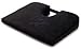 TUSH CUSH Home Office Orthopedic Large Computer Ergonomic Seat Cushion Original - Black Velour Fabric