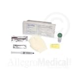 BARDIA Foley Insertion Tray without Catheter - 10cc, BZK Swabs -