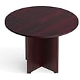 Offices to Go SL42R Round Conference Table American Mahogany