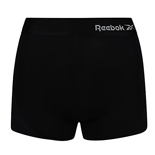 Reebok Joyner Gym Shorts for Women | High-Waisted Black Base Layer Bottoms | Moisture Wicking and Breathable Womens Shorts | Classic and Comfortable Short Ideal for Cycling, Running and Gym Sessions