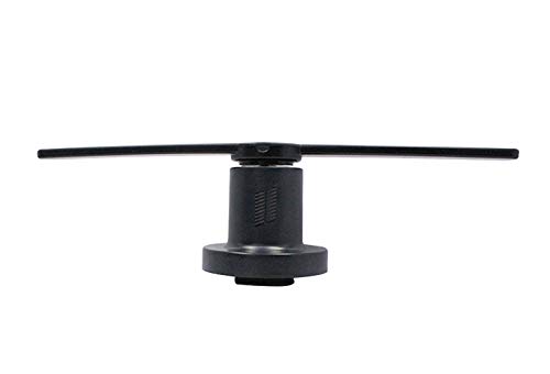 SISHUINIANHUA 100-240V Plug-in 3D Hologram Projector Light Advertising Display LED Fan Holographic Imaging Lamp 3D Remote Hologram Player
