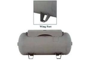 Manchester Tank Horizontal Air Receiver 20 Gallon 200 PSI w/Legs & Top Plate