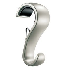 Moen SR2301BN Shower Hook, Brushed Nickel