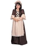 Big Girls' Colonial Girl Costume Large