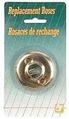 ILCO/UNICAN Brass Door Plate Rosette 3"