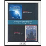 Financial Decision Making for Managers (Custom Textbook for UMUC MGMT 640) (Vol 1 and Vol 2 Selected Chapters), James Jiambalvo Robert Pa David Kidwell, 0470463295