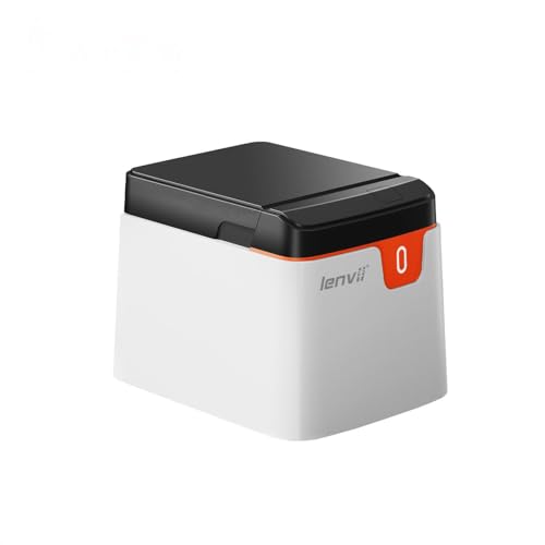 LENVII LV-290B Thermal Printer, 58mm Width, 203DPI, USB and Bluetooth Connectivity, Compact Label and Receipt Printer