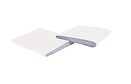 KS Hardware Door Corner Seals, White, Pack of 2