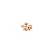 Solid 14k Rose Gold Morganite Stud Earrings