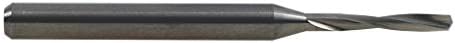 RedLine Tools - 2.85MM (.1122) Carbide Micro Drill, Uncoated (Bright) Finish, 3.00MM (.1181) Shank Diameter, 2 Flute.4802 Flute Length, 1.4972 OAL, 135° Point Angle, 12° Helix Angle - RDH0636