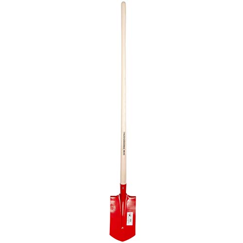 SHW-FIRE | Kabelgrabenschaufel 30x16 cm mit Trittschutz, robuster Spezialstahl, Langer Eschenholzstiel, ideal für schmale Gräben, Schaufel für Drainagen & Kabelverlegung | Made in Germany – Bild 3