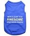 Parisian Pet Awesome Dog T-Shirt, Medium