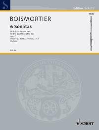Six Sonatas: Sonatas 2, 5, 6. op. 7. 3 flutes (violins, oboes). Partition d'exécution.: Numéro 2