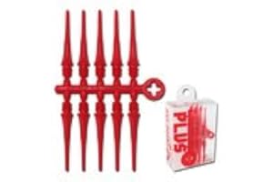 9DARTOUT NineDartOut.us New!! Fit Point Plus Soft Tip Dart Tips - 50 Count