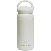 Dr.mito Thermo bottle Vacuum-Sealed, Sweat-Proof, Durable Stainless Steel with Sleek Design, Ideal for Outdoor Adventures White
