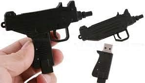 64gb Uzi Machine Gun Usb Memory Stick Flash Drive Pen Drive Usb Stick Cute/Funny usb drive