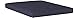 Serta Chestnut Double Sided Foam and Cotton Full Futon Mattress, Black, Made in The USA