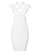 Meilun Womens Hollow Out O-Neck Sleeveless Bandage Dress