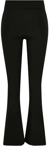 Leggings Évasé Taille Haute Recyclé Femme Legging Noir