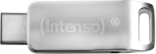 Intenso cMobile Line - Dual USB & Type C USB drive - 64GB - USB 3.1, Silver