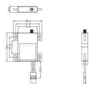 Hitec RCD HS-7115TH High Voltage, Titanium Gear Slim Wing Servo