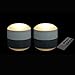 CANDLE CHOICE Set of 2 Remote Controlled Plastic LED/Flameless/Battery-Operated Pumpkin Lights (Small, 3