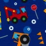 12x16 Toddler Pillow - Made in USA (Construction Blue)