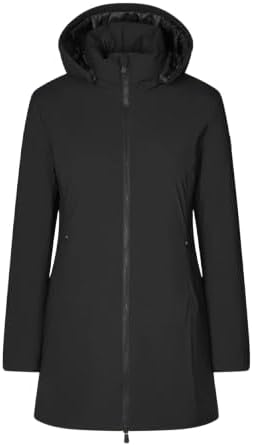 Save The Duck Women's Black Faux Fur Jeon Jacket (US, Alpha, X