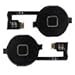 iPhone 4 4G Black Home Button w/ Flex Cable