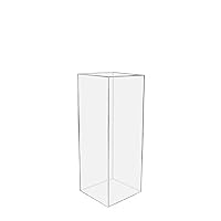305 Displays Acrylic Art Sculpture Stand Pedestal Display Clear 12" x 12" x 32"h