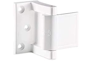 Berlin Modisch Door Lock Reinforcer Privacy Door Latch for in-Swinging Doors Extra High Resistance Home Door Security Lock White Finish