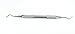 Dental Universal Posterior Columbia Curette 4L4R Rounded Toe Two Cutting Edges Handle 9 Code C-0983