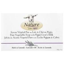 Caprina by Canus Nature Lavender Oil Moisturizing Lotion and Nature Pure Vegetal Oil Base Soap Lavender Oil (Pack of 2) Bundle with Goat Milk, Soybean Oil, and Lavender Oil, 11.8 oz. and 5 oz.