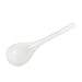 Porlien 11-inch Bone China Soup Spoon, Soup Ladle for Tureen with Long handle
